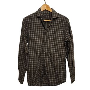 (S) Men Ralph Lauren Black Label Checkered Button Up